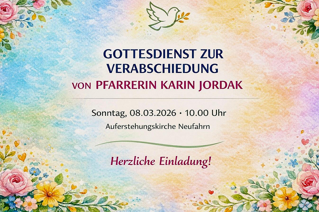 Gottesdienst zur Verabschiedung von Pfarrerin Karin Jordak