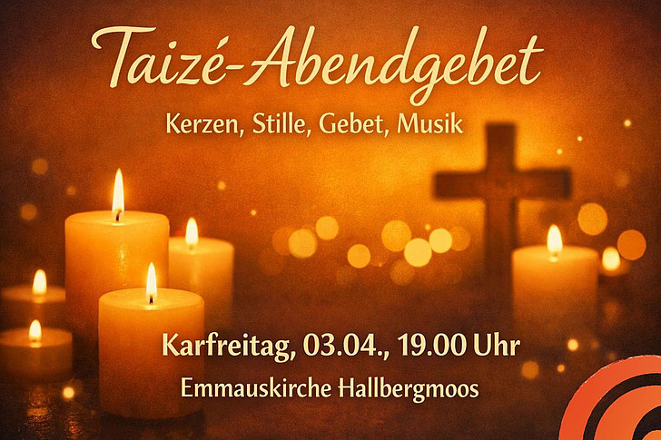Taizé-Abendgebet vor dem Kreuz an Karfreitag
