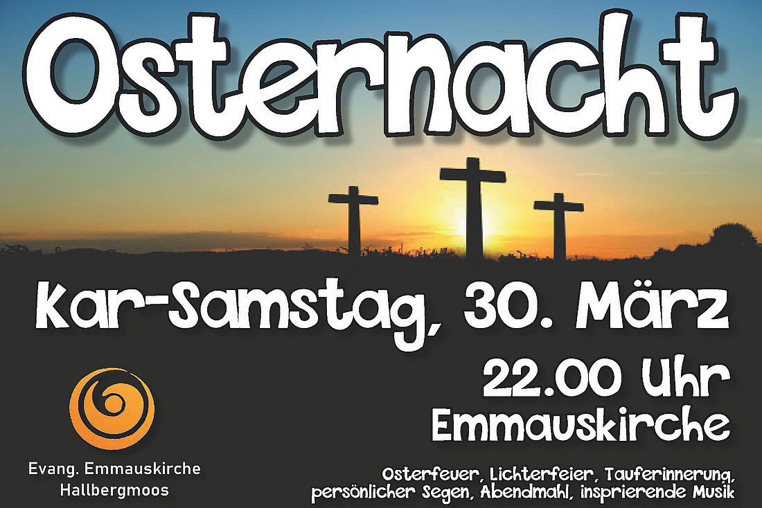 Osternacht "Get up" an Kar-Samstag